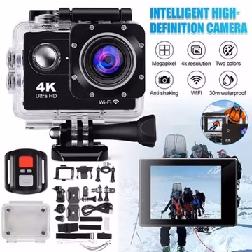 4K Action Camera Sport Video Underwater Waterproof Camera Wifi Remote For Go Pro