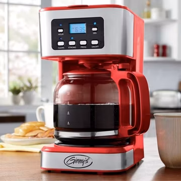 Ginny's 12-Cup Programmable Coffee Maker with Adjustable Brew Strength