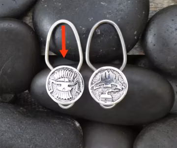 Navajo Sterling Silver Sun Kachina Keychain Native American Keychain Gift