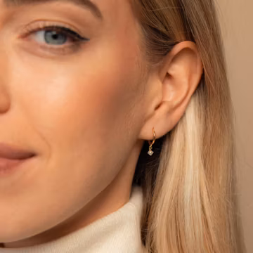 Dainty Pearl Hoop Earrings by Caitlyn Minimalist • Dangle Drop Huggie Earrings • Minimalist Pearl Jewelry • Gift for Mom • ER315