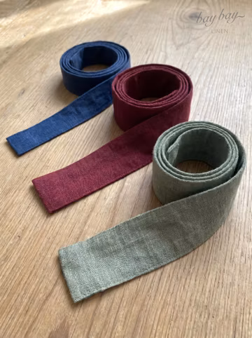 100% Linen Waist Belt, Versatile Waist Accessory for Dresses, Kimonos, Shirts, Multi-purpose Wrap belt, Corset belt