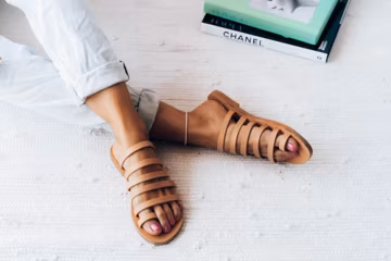 Natural brown sandals,ancient Greece style sandals,toe ring classic sandals,natural slippers,strappy sandals, slides