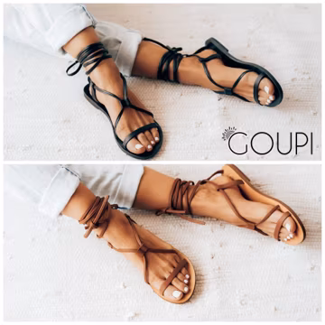 Ankle wrap sandals, spartans, brown leather sandals, black leather sandals, anniversary gift, birthday gift, gift for her