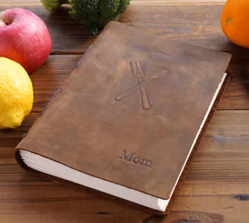 Personalized Leather Recipes Family Family Cook Book Christmas Gift Gift Gift for Him