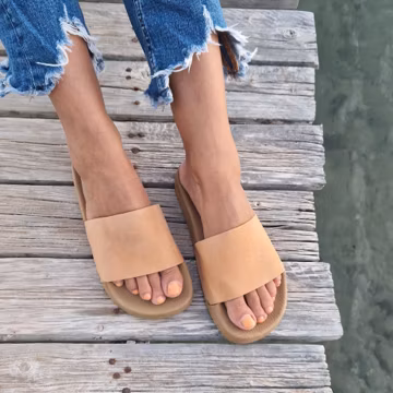 Slides sandals, Greek sandals,Greek Women Slide Sandals, Women sandals, Leather Sandals, Women Leather Slide Sandals, Slides, Flats, Slip on