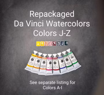 Da Vinci Watercolor Paint – Colors J-Z - Quarter Pan, Mini Pan, or Dot