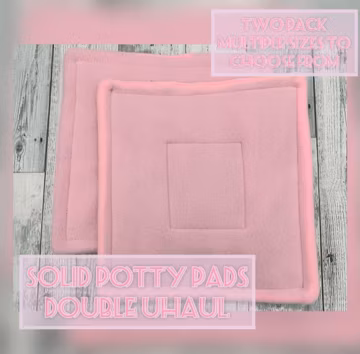 Guinea Pig Solid Double Uhaul Potty Pads | Pee Pads | Water Drip Pads | two pack