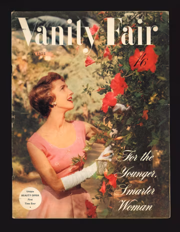 Vanity Fair July 1955 Rare Retro Vintage Original Fashion Magazine