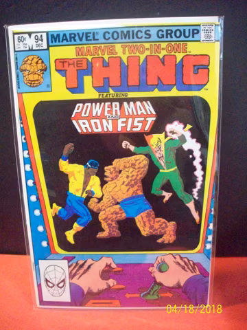 Marvel Two In One Presents The Thing Featuring Power Man And Iron Fist #94 VF-NM Unread Condition Vintage Comic Book 1982 Marvel Comics