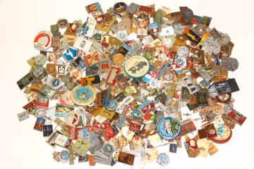 Mystery Box of 20 Vintage Enamel Metal Pins, Surprise Grab Box Limited Edition Pins, Backpack Decoration