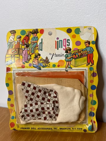 Vintage Doll Things by Premier New in package doll outfit Blouse & Skirt