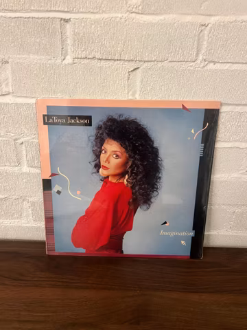 Vintage 1986 Latoya Jackson SEALED Imagination vinyl record album new in shrink wrap