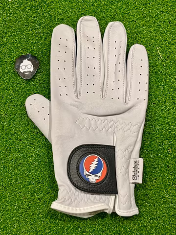 Grateful Dead Golf Combo, Stealie Golf Glove and Jerry Face Ball Marker Grateful Dead Golf Goods, Steal Your Face