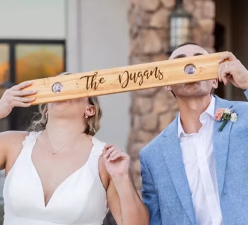 Wedding Shot Board Ski, Mini Ski Board for Shots, Personalized Mini Shot Board, 2 Person Shot Board, Unity Shot Board, Custom Shot Flight