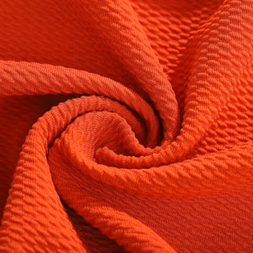Rust Liverpool Bullet Textured Fabric by the yard 4 Way Stretch Solid - Strip Half Yard Thick Knit Jersey Liverpool Fabric for Bows