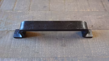 Thick Barn Door Style Handle, Heavy Duty Pull, Steel Furniture Pull, Industrial, Farmhouse Pull, Drawer Pull, Kitchen Handle, Cabinet Handle
