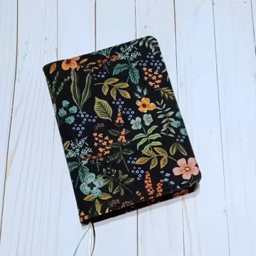 Custom Bible Cover: Handmade Rifle Paper Co Amalfi Fabric Book Cover