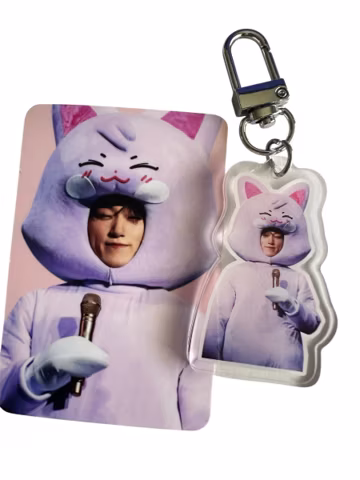 Aniteez SANdeoki - Ateez SAN Keychain deco Charm kpop atiny bias kawaii accessories japan boyfriend