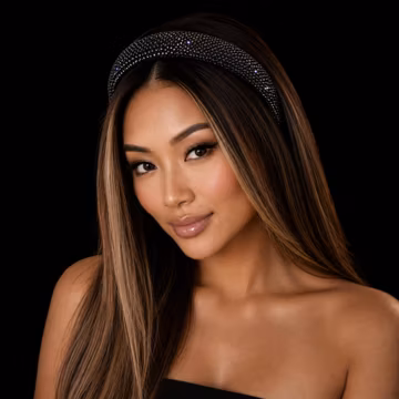 Luxe Sparkle Headbands | Padded Rhinestone Statement Hair Accessories for Women