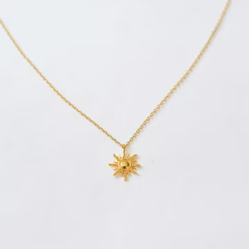 Dainty Sun Necklace • Starburst Sunshine Necklace • Personalized Sun Pendant • Celestial Sun • Bridesmaid Necklace • Daughter Gift 223