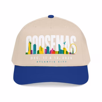 Goosemas 2026, Atlantic City, Goose the Band, Unisex Mid Profile Baseball Cap