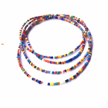 Maasai Waist Beads: African Belly Chain with Clasps