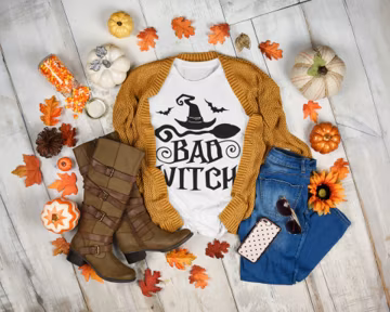 Bad Witch Funny Halloween Tshirt | Unisex, Short Sleeve