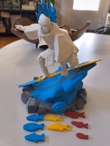 Sword of the Sea Wraith - 3D Printed Paintable Figure