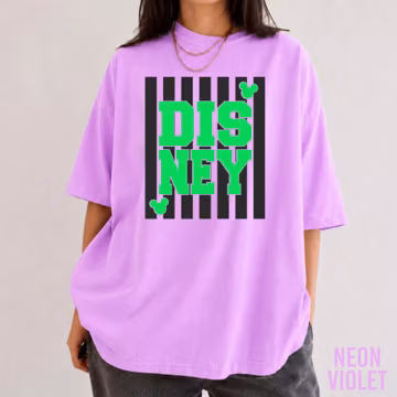 Halloween Disney Shirt, Neon Comfort Colors Shirt, Disney World Shirt, Disney Vacation T-Shirt, Women's Disney Tee, Halloween Party, Mickey