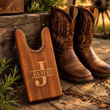 Personalized Graduation Boot Jack | Custom Name Boot Jack | Senior Gift | Class of 2026 Gift | Engraved Wooden Boot Jack | Graduation Gift