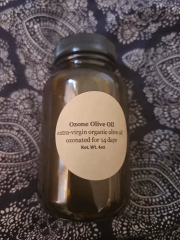 Ozonated organic, vegan, non-gmo extra-virgin olive oil (14 day) OZONE