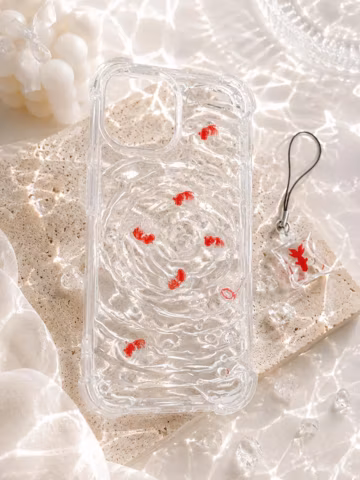 Wave koi fish iPhone 17/16/15/14/13/12/11/SE/Galaxy s26/S25/S24/S23/S22/S21 case
