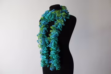 Vintage scarf, Shawl Retro, Lace scarf, Long Scarf, Vintage muffler, Green Scarf, Woman shawl, Gift for woman, Wool scarf vintage