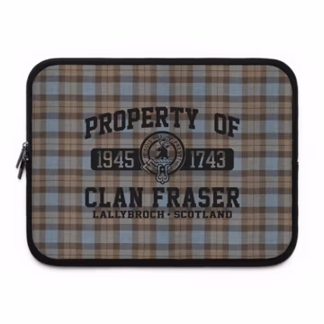 Clan Fraser Tartan Laptop Sleeve - Outlander Gift