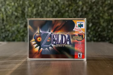 N64 Game Box CartVault Acrylic Display Nintendo 64 Cartridge Storage for Retro Video Games Tray Bin Collector Case | BitLounger