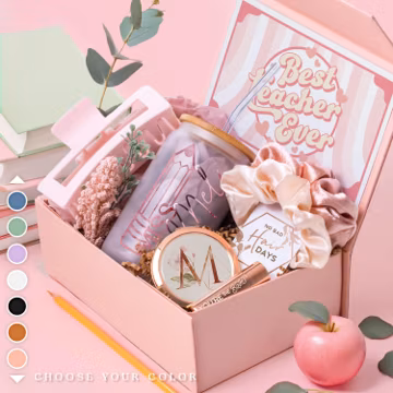 Personalized Teacher Appreciation or Thank You Gift Box Set (TR2)