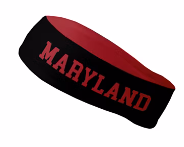 Reversible Custom Colors State of Maryland Headband, Athletic Headband, Tailgate Headband, Sport Headband, Womens Headband, Mens Headband