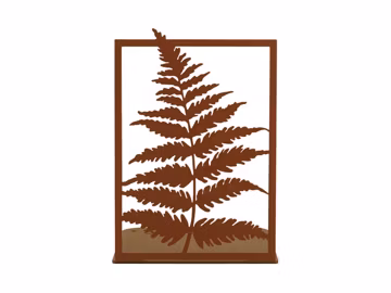 Floral Bookend Fern Ochre | Heavy Tree BookEnds | Floral Book Lover Gift | Leaf Bookshelf Decor