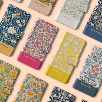 William Morris Wallet Phone Case | Iphone 17 Cases | Iphone 16 Pro | Iphone 13 | Iphone 15 | Iphone 14 | Iphone 11 | Samsung S25 S23 S22 S21