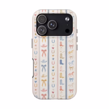 Western Phone Case | Cowboy Boots, Hats, Horses, Bows (iPhone 17-14)