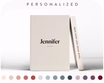 2026 - 2027 Custom Daily Planner - Personalized and Practical