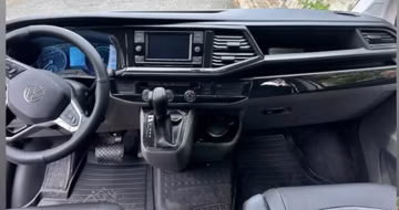 Wood Look Dash Trim Kit for Volkswagen Transporter 2020- Auto Interior Panel Trim Coating