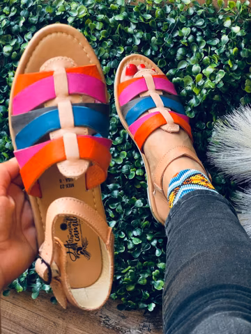Modern leather sandal Huarache Mexican style Boho Hippie All sizes- shoe Huarache estilo mexicano Open toe summer leather sandal