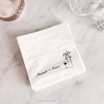 Cocktail Napkin Template, Squiggle Napkin Template, Editable Napkin, Printable Napkin, Doodle Cocktail Napkin, Templett #074