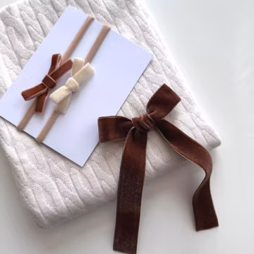 Velvet Bow for Girl. Velvet Ribbon Bow. Women’s Long Tail Bow. Long Velvet Bow. Newborn Velvet Headband. Velvet Bow Long Tail. Luxury Bow.