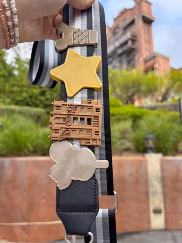 Haunted Tower Hotel Belt and Bag Charm
