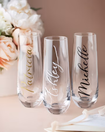 Wedding Flute, Christmas Flute Gifts Bride Champagne Flute - Bride Wine Glass Cup - Bride Glasses - Personalized Champagne Flutes Wine