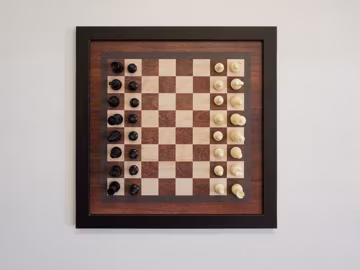 Magnetic Wall Chess Set: 18x18 Decor, Interactive Game