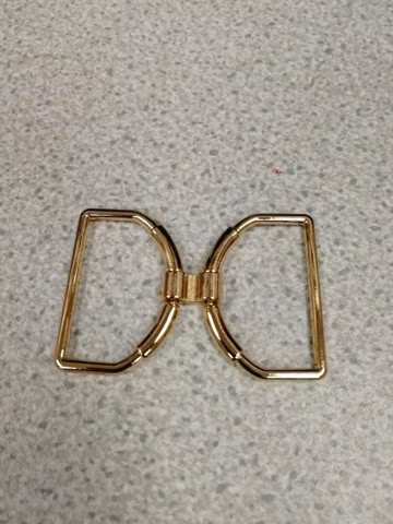 D Ring Buckle Gold, d ring, double d buckle, Swimwear Buckle