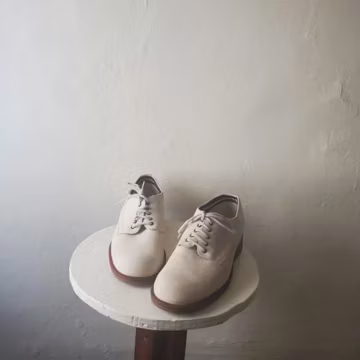 Y2k Nubuck Derby Shoes Tommy Hifiger stone suede leather ladies 8 1/2 Italy